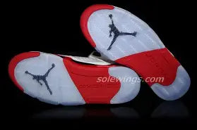 Air Jordan 5 Fire Red Black Tongue GS